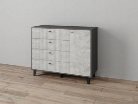 Комод «Катрин-13» (графит/мальта) в Вагайцево - vagajcevo.mebel-nsk.ru | фото