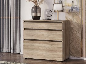 Комод КМ-01 Энигма (венге/дуб каньон) в Вагайцево - vagajcevo.mebel-nsk.ru | фото