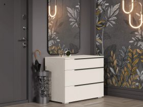 Комод с 3 ящиками Айри КМ-001 (кашемир) в Вагайцево - vagajcevo.mebel-nsk.ru | фото