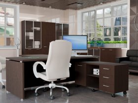 Комплект офисной мебели Президент-ПРО в Вагайцево - vagajcevo.mebel-nsk.ru | фото