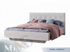 Кровать двуспальная 1,6м Кимберли КР-13 в Вагайцево - vagajcevo.mebel-nsk.ru | фото