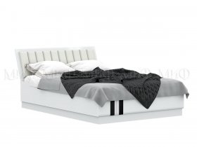 Кровать двуспальная с подъем.мех. 1,6м Магнолия в Вагайцево - vagajcevo.mebel-nsk.ru | фото