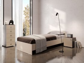 Кровать односпальная 0,9м Гиза в Вагайцево - vagajcevo.mebel-nsk.ru | фото
