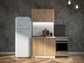 Кухонный гарнитур Ронда 1,0 м в Вагайцево - vagajcevo.mebel-nsk.ru | фото