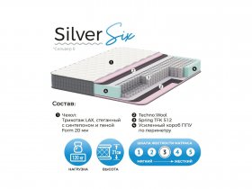 Матрас Silver Six в Вагайцево - vagajcevo.mebel-nsk.ru | фото
