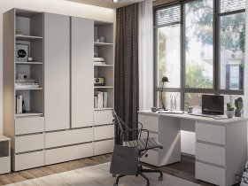 Модульная детская Люмо (кашемир) в Вагайцево - vagajcevo.mebel-nsk.ru | фото