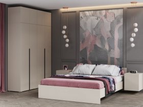 Модульная спальня Айри (кашемир) в Вагайцево - vagajcevo.mebel-nsk.ru | фото