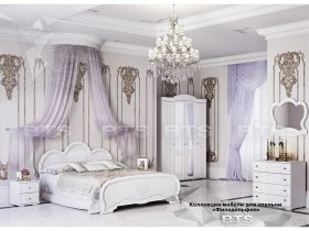 Модульная спальня «Филадельфия» в Вагайцево - vagajcevo.mebel-nsk.ru | фото