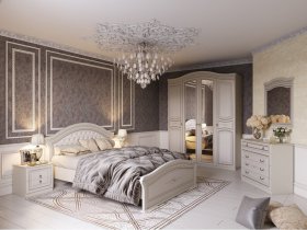 Модульная спальня Николь (Мебельград) в Вагайцево - vagajcevo.mebel-nsk.ru | фото