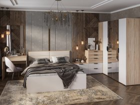 Модульная спальня Норд в Вагайцево - vagajcevo.mebel-nsk.ru | фото