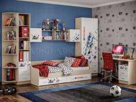 Модульная спальня Вега NEW Boy в Вагайцево - vagajcevo.mebel-nsk.ru | фото