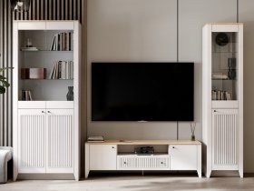 Модульная стенка Валенсия в Вагайцево - vagajcevo.mebel-nsk.ru | фото