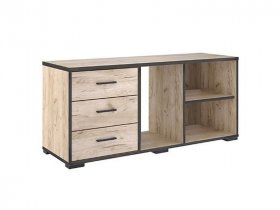 Тумба 1200 Тм075.0 Гермес лофт (дуб крафт серый) в Вагайцево - vagajcevo.mebel-nsk.ru | фото